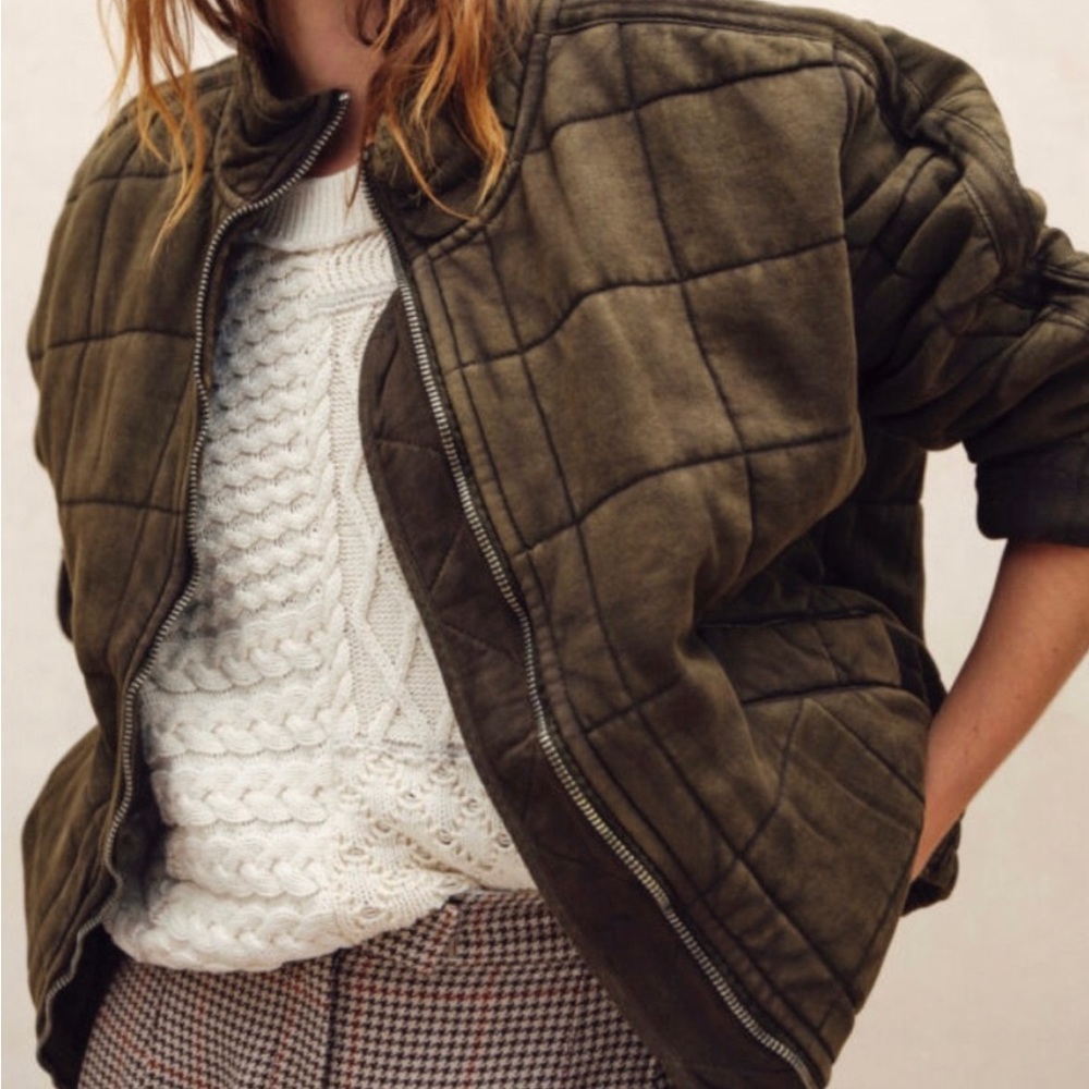 Free People Dolman Quilted Jacket